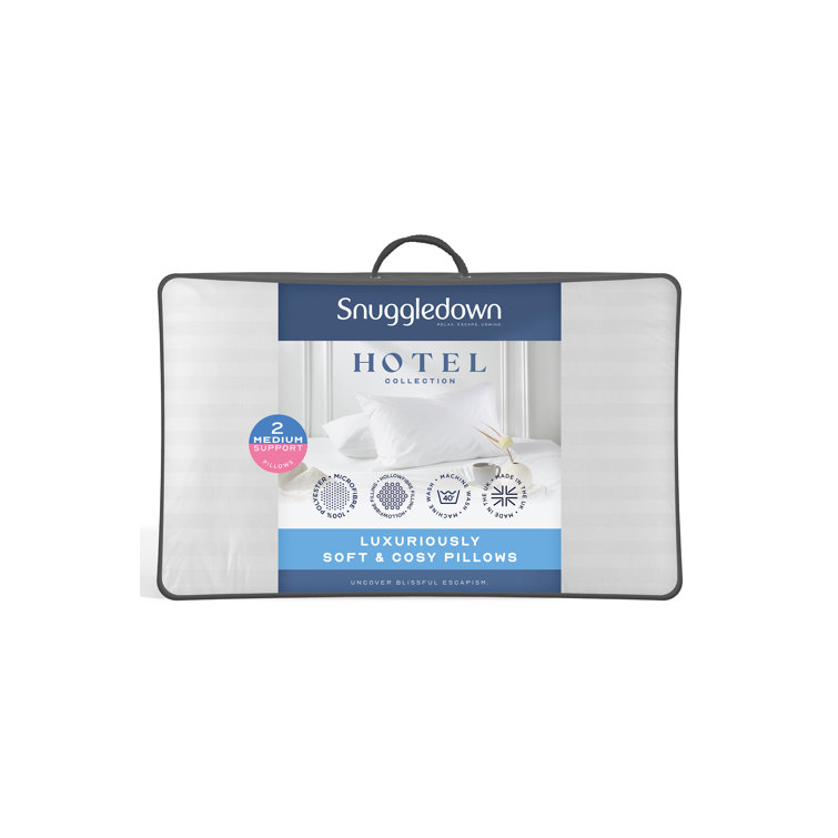 Snuggledown Luxuriously Hotel Soft & Cosy Medium Support Pillow
